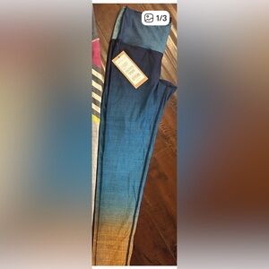 Niyama Sol Blue and Gold Ombre Leggings